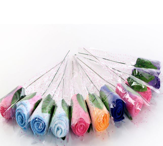玫瑰花造型毛巾-HP5223 - Perfect Gift禮品公司